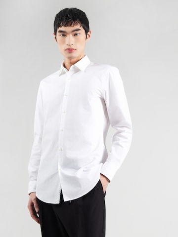 HUGO Regular fit Πουκάμισο 'Koey' σε λευκό: μπροστά