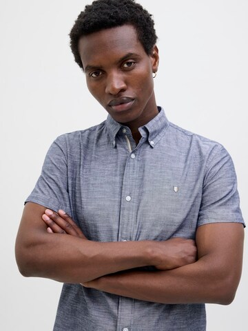 Coupe regular Chemise 'JPRBLUSUMMER' JACK & JONES en bleu