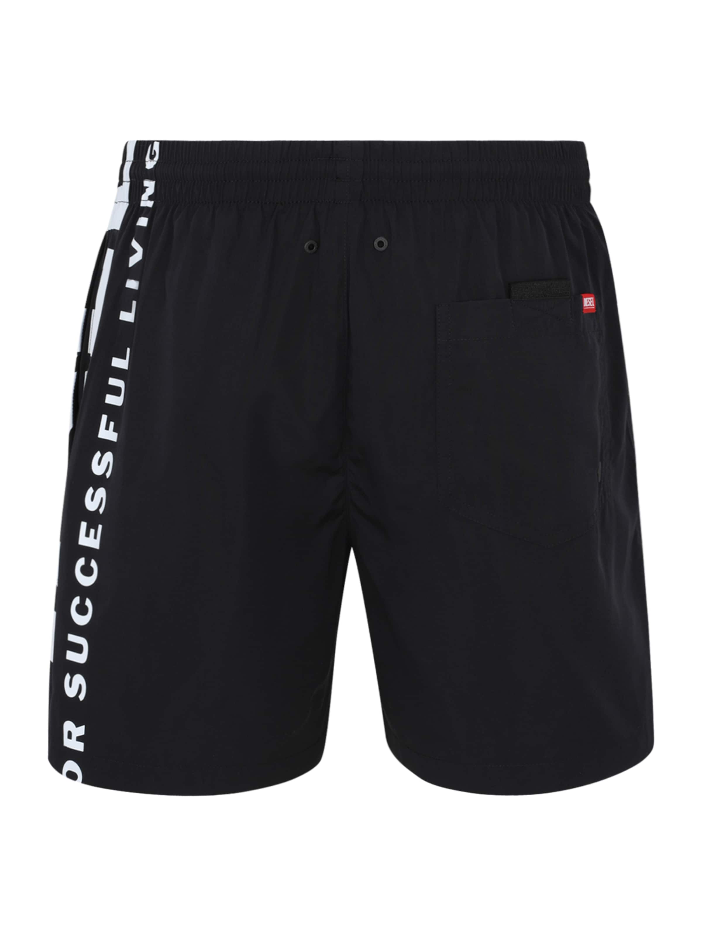 DIESEL Badshorts 'RIO' i svart