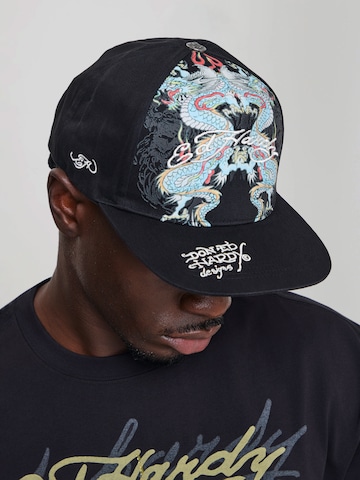 Ed Hardy Hætte 'Battle Dragon' i sort