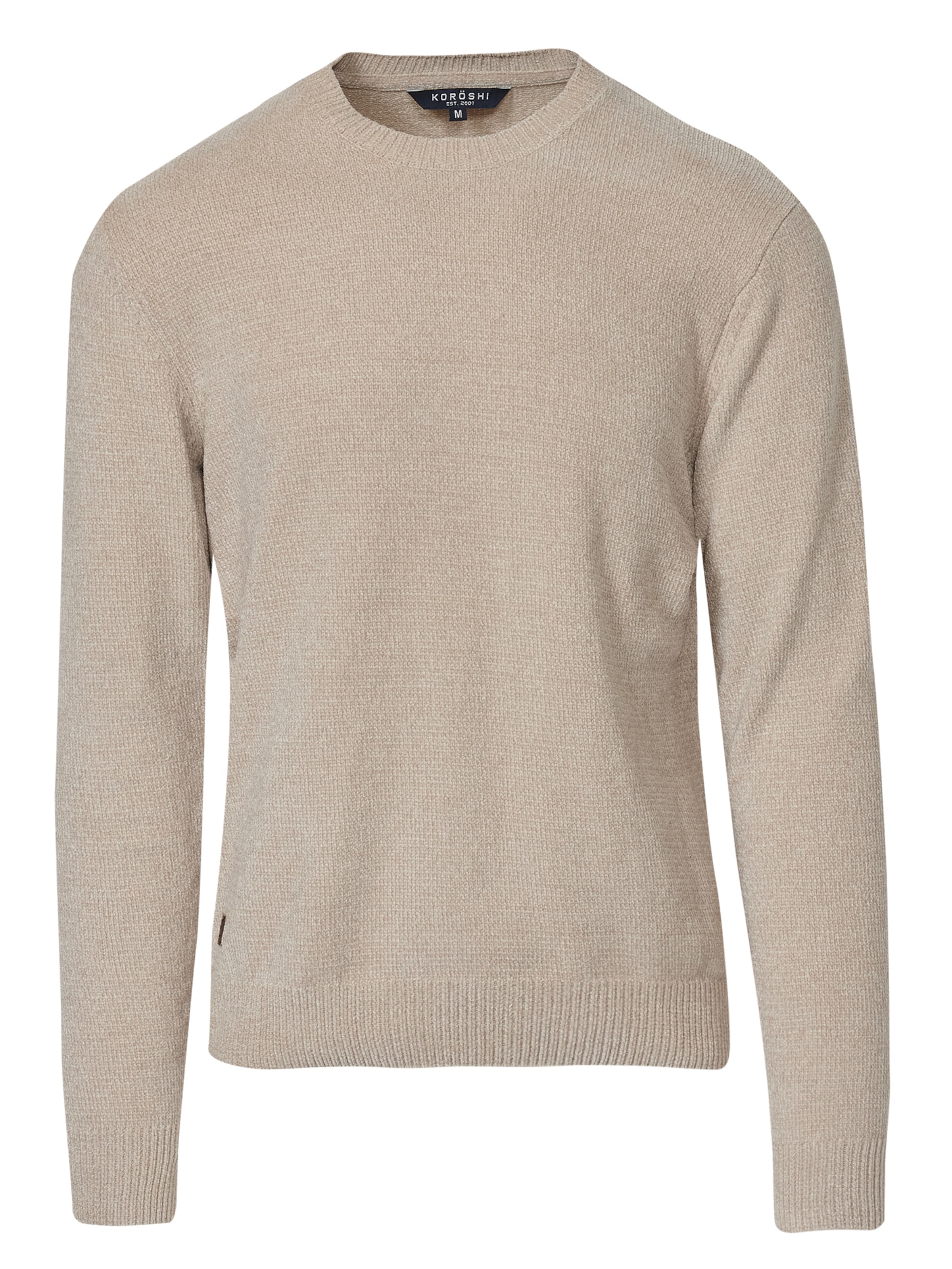 KOROSHI Pullover i beige: forside