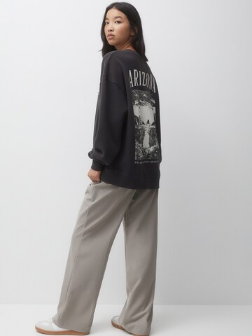 Pull&Bear Sweatshirt in Grau