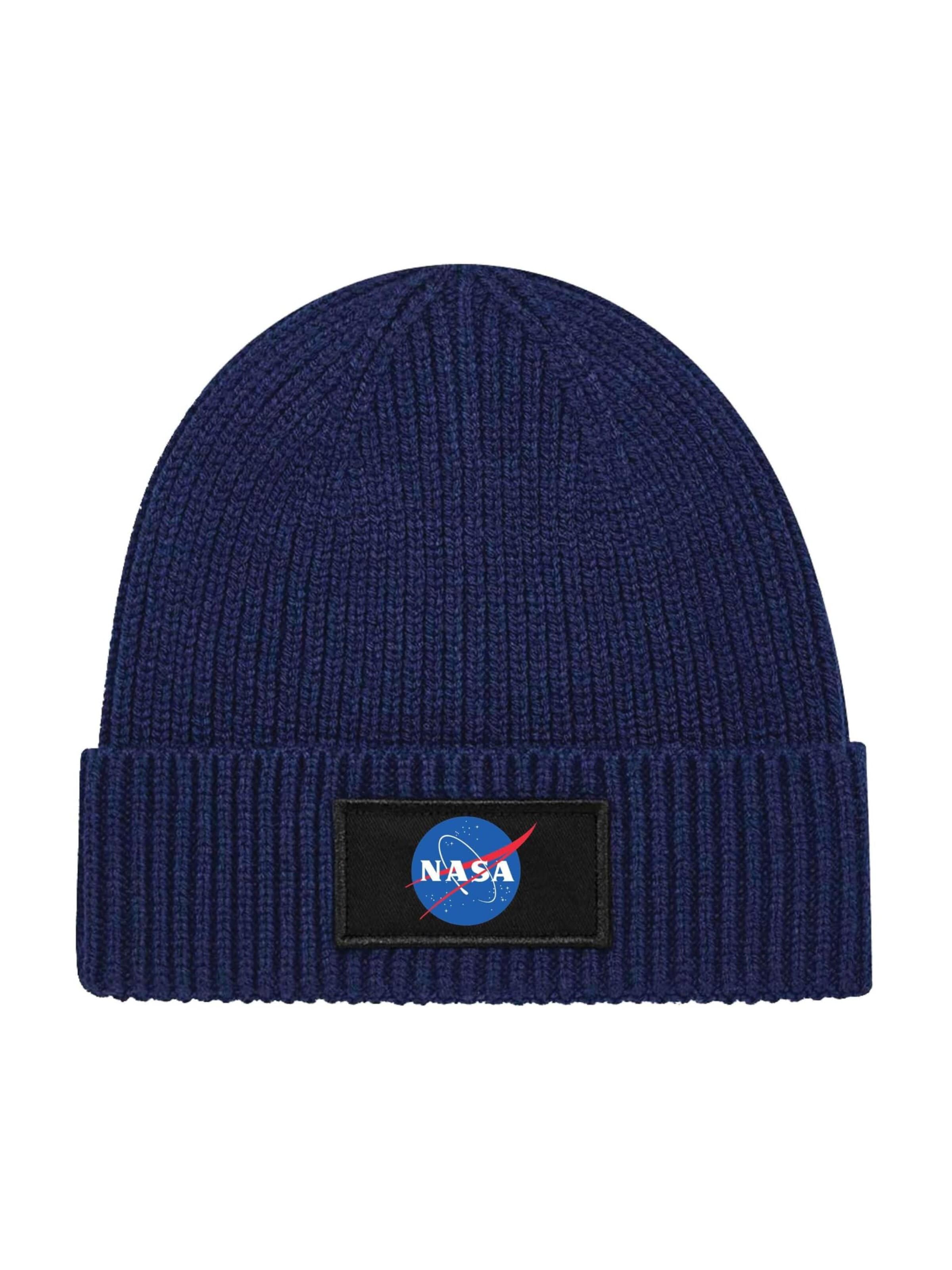 Youth Designz Beanie 'NASA' in Blue: front