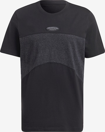 ADIDAS ORIGINALS Shirt 'R.Y.V. Basic' in Black: front