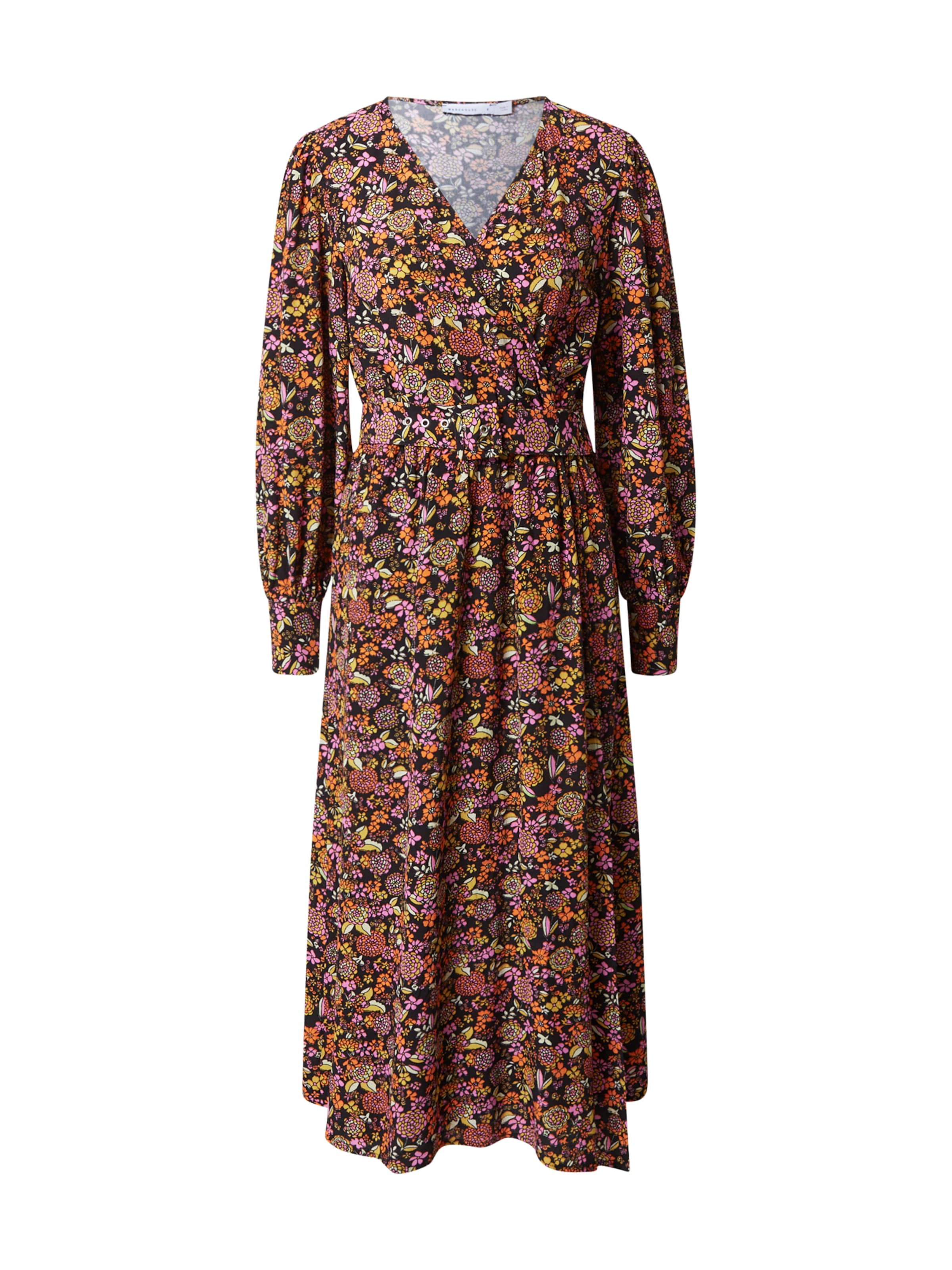 Warehouse - Vestido en negro: frente