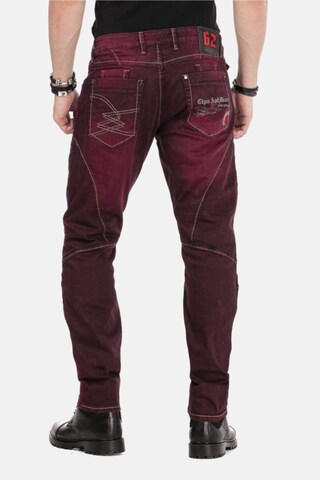 CIPO & BAXX Slimfit Jeans in Rood