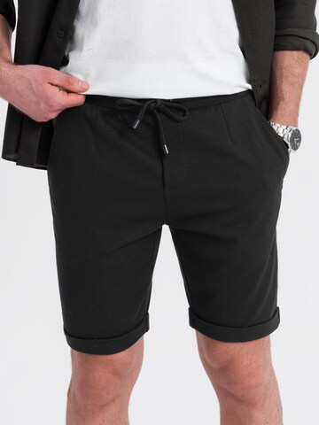 Coupe slim Pantalon Ombre en noir