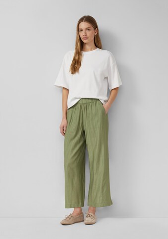 s.Oliver Wide leg Broek in Groen