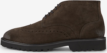 Boots stringati ' Velluto New Danilo ' di JOOP! in marrone: frontale