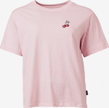 Kleinigkeit T-shirt 'Big Worm' in Pink: Vorderseite