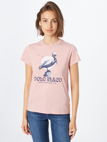 Maglietta di Polo Ralph Lauren in rosa: frontale