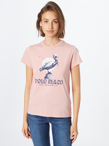 Maglietta di Polo Ralph Lauren in rosa: frontale