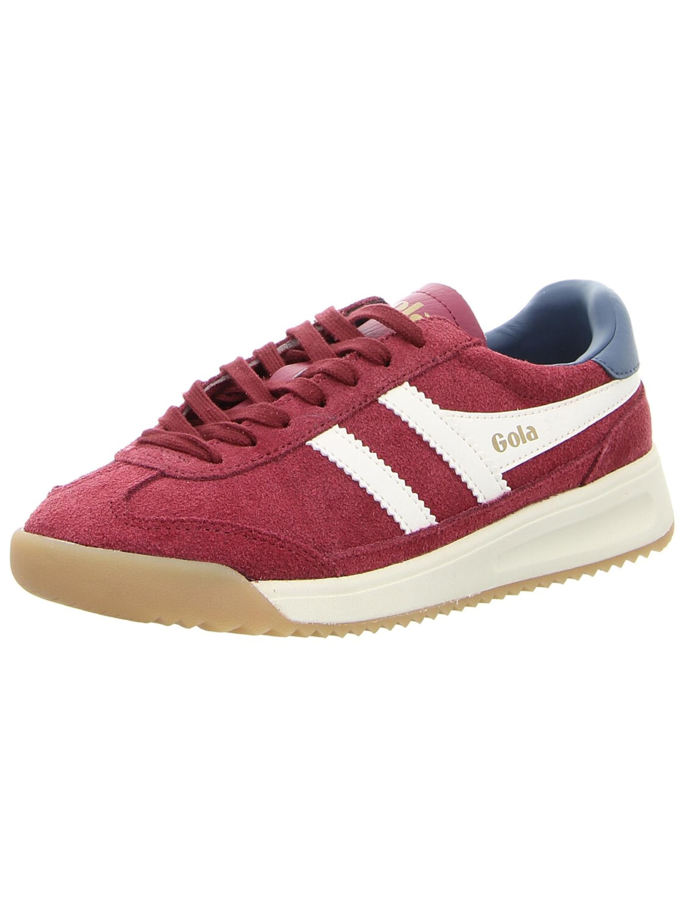 Gola Athletic Lace-Up Shoes 'Damen Sneaker CLB781-KW Rauleder in pink' in Pink: front