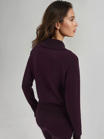 Busem - Casaco meia-estação em roxo