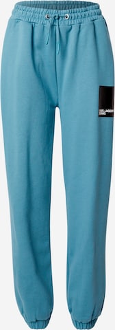 Effilé Pantalon KARL LAGERFELD JEANS en bleu : devant