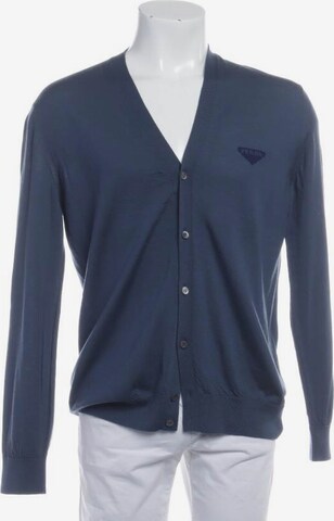 PRADA Sweater & Cardigan in L-XL in Blue: front