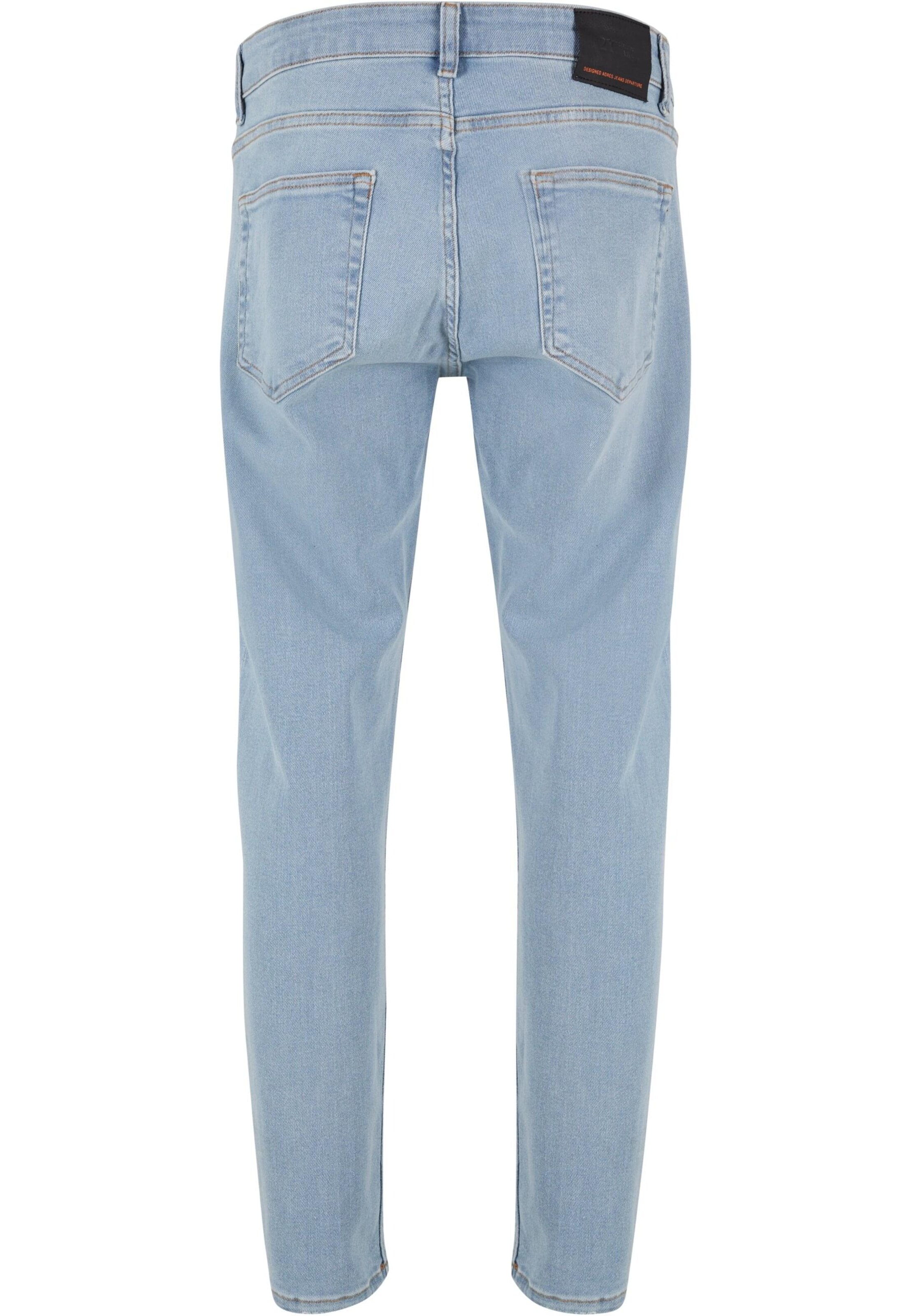 2Y Premium Tapered Jeans in Blauw