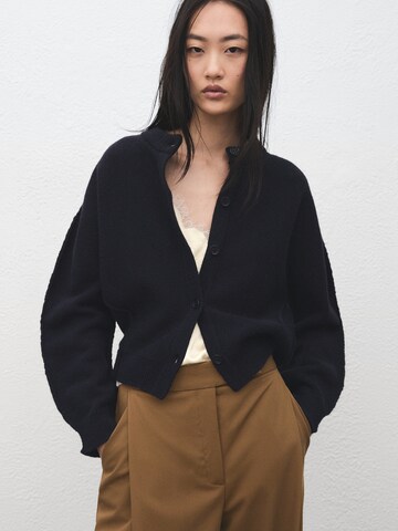 MANGO Широки крачоли Панталон с набор 'MILO' в кафяво