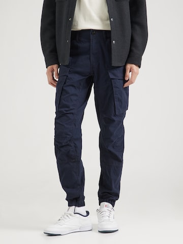 G-STAR Tapered Cargo nadrágok - kék: elől