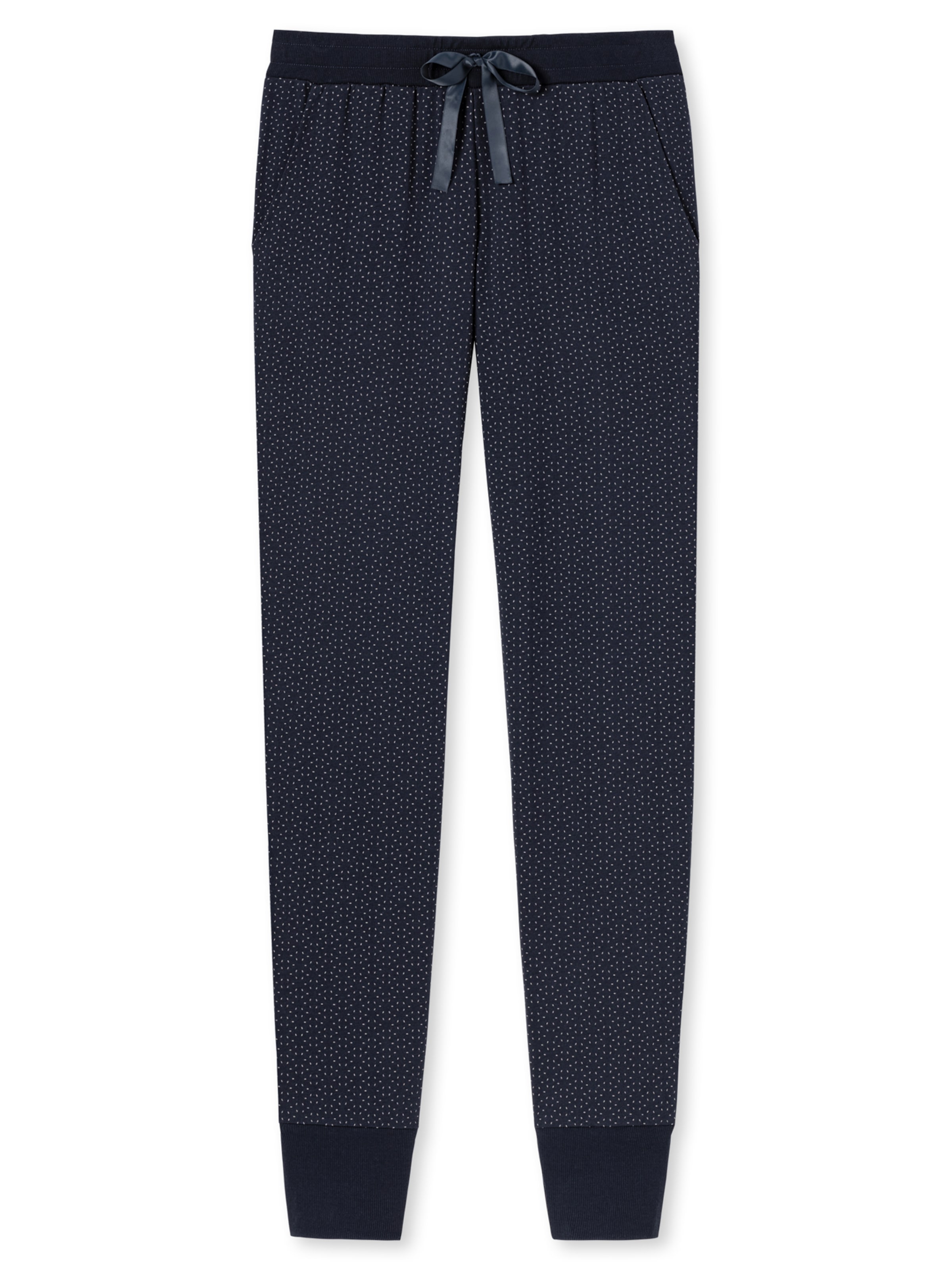 SCHIESSER Regular Trousers in Blue: front