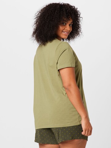 Tricou de la Tommy Hilfiger Curve pe verde