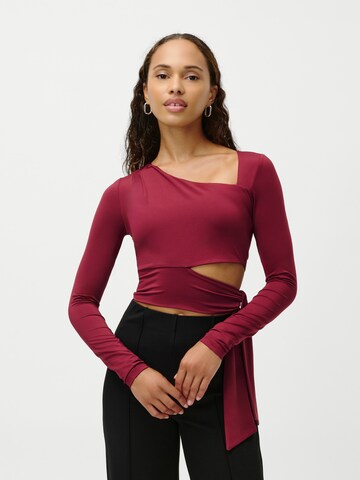 LeGer by Lena Gercke Koszulka 'Candy' w kolorze czerwony: przód