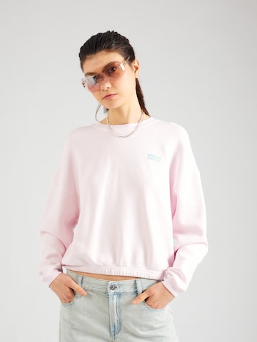 AMERICAN VINTAGE Sweatshirt 'IZUBIRD' in Roze: voorkant