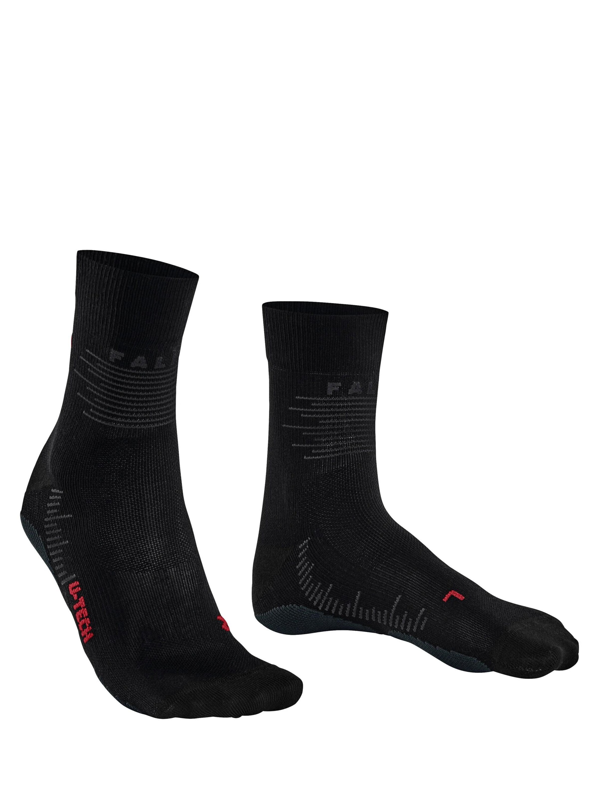 FALKE Athletic Socks 'RU True Motion' in Black
