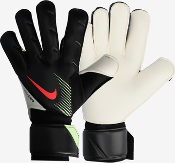 NIKE Athletic Gloves in Black: front