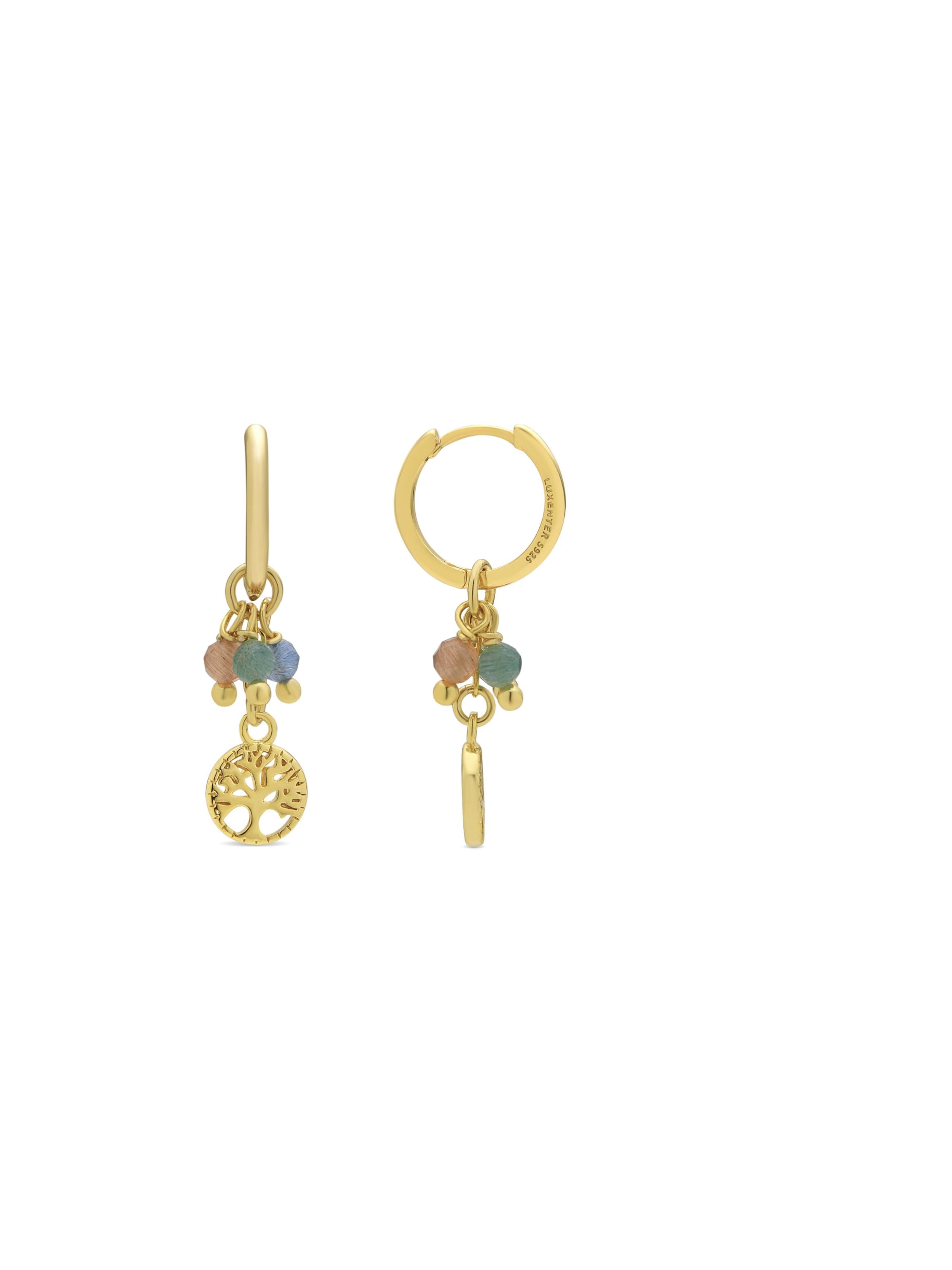 Boucles d'oreilles 'Balal' Luxenter en mélange de couleurs : devant