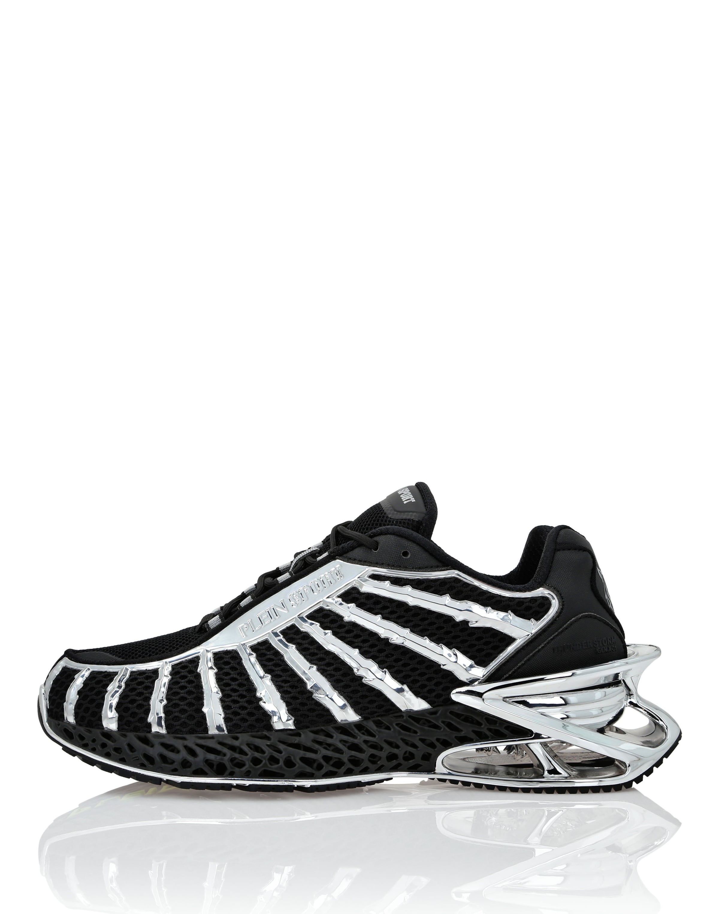 Plein Sport Sneakers 'Thunderstorm Gen  X 01' in Black / Silver, Item view