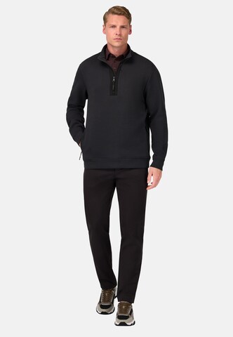 Boggi Milano Sweatshirt 'B Tech' in Schwarz