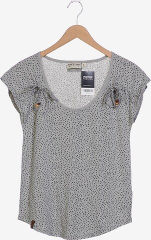 naketano Top & Shirt in L in Grey: front