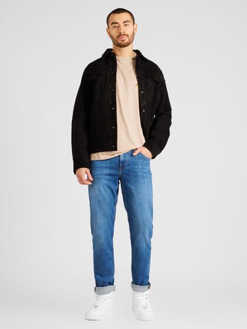 JACK & JONES Tričko 'BRADLEY NAGASAKI' – béžová