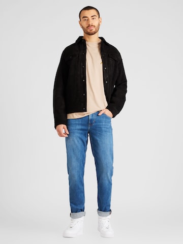 JACK & JONES Tričko 'BRADLEY NAGASAKI' - Béžová