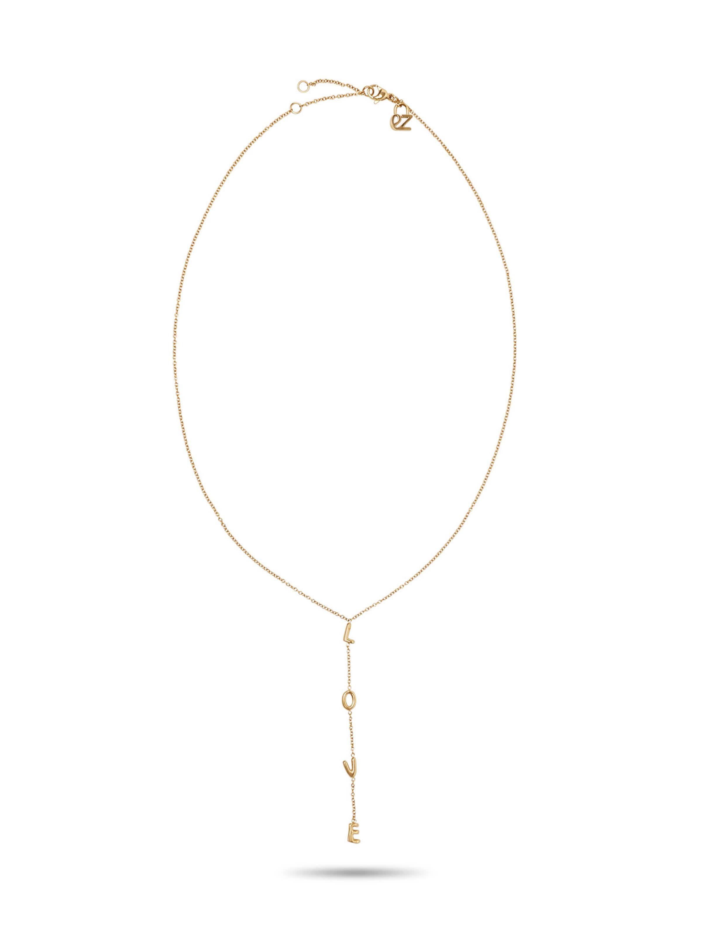 Echtzeit Kette in Gold: Vorderseite