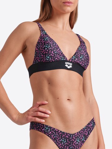 Triangle Bikini 'MONOGRAM ELASTIC' ARENA en noir
