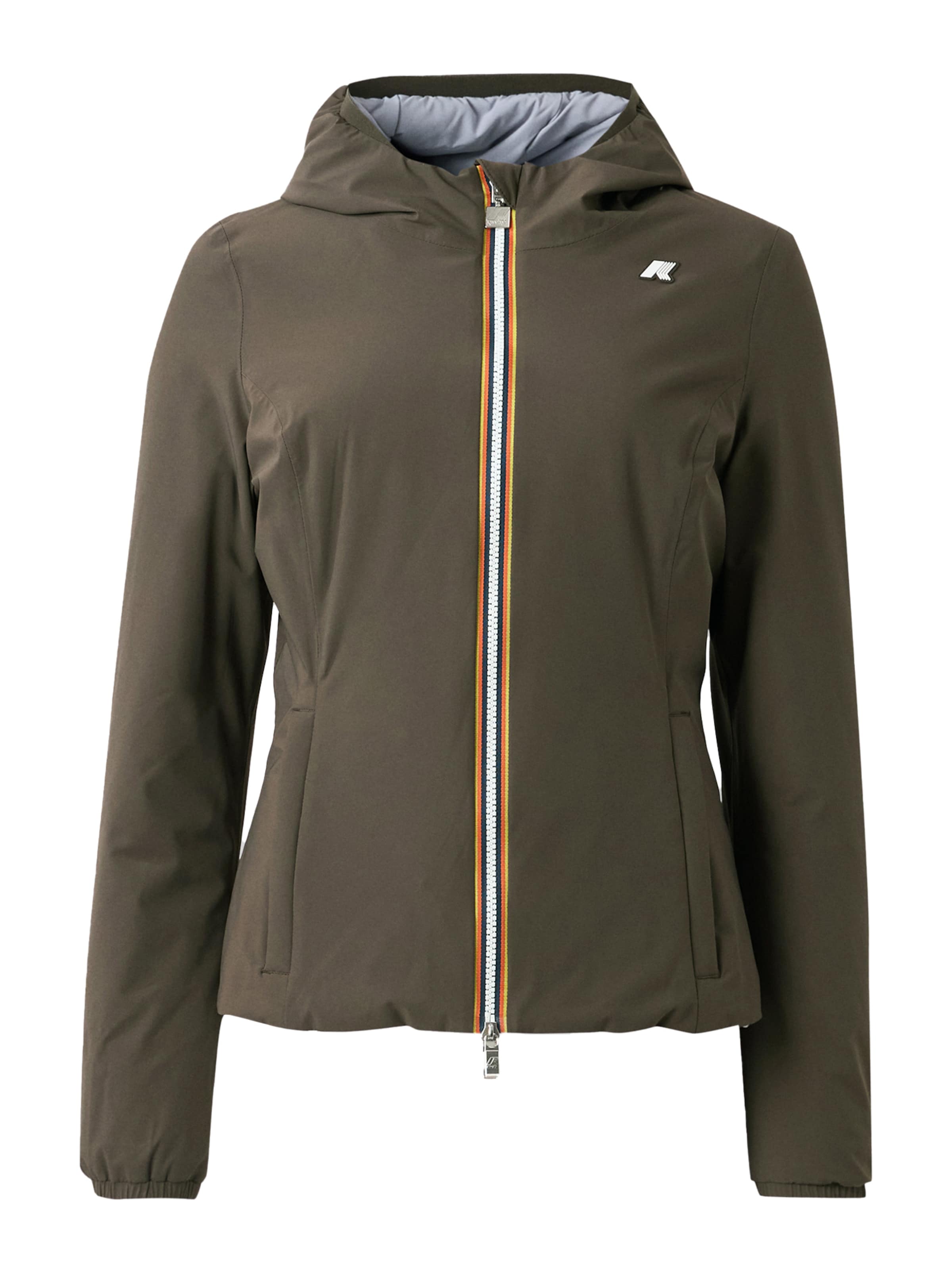K-Way Λειτουργικό μπουφάν σε πράσινο: μπροστά