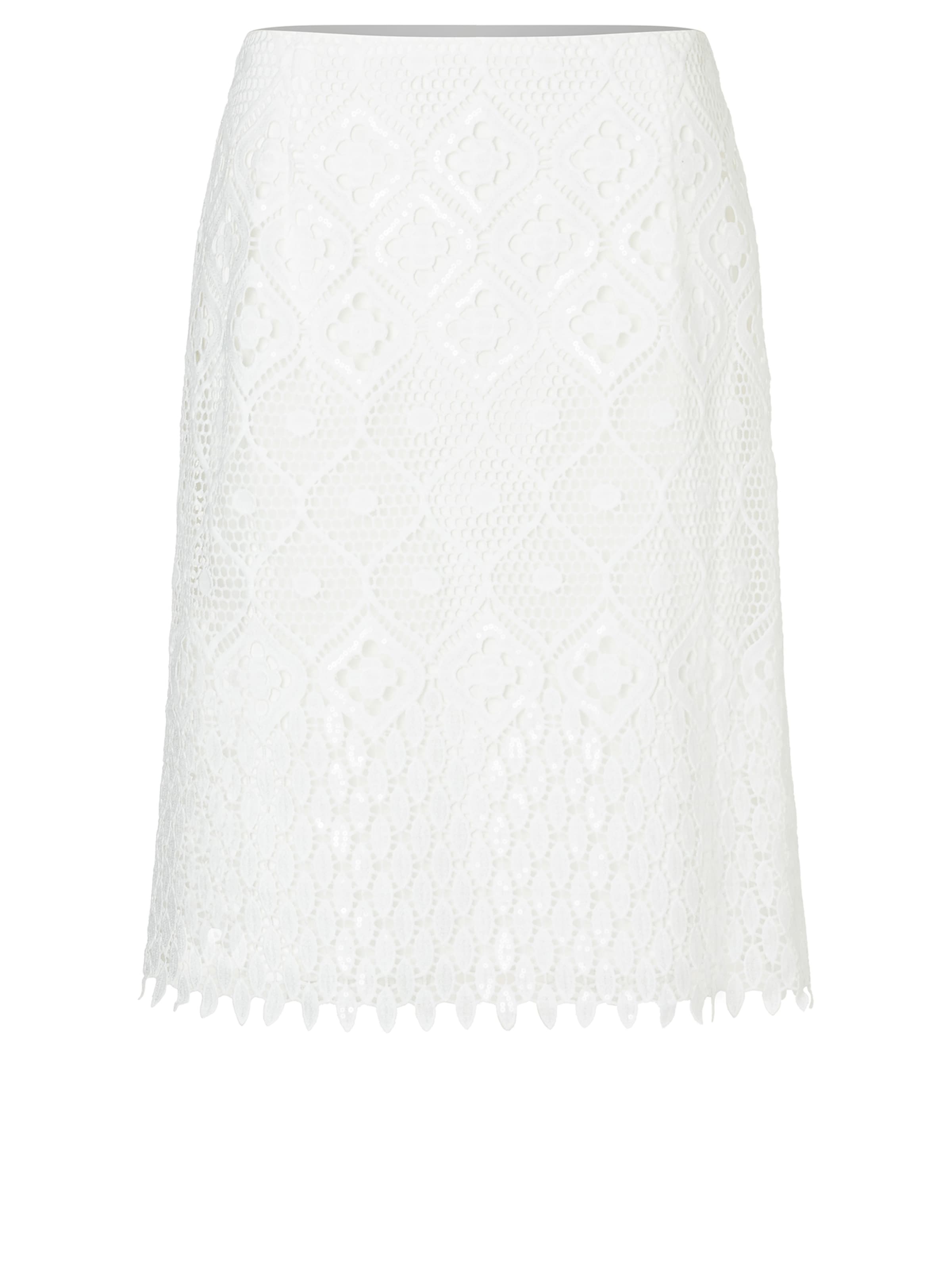 Ana Alcazar Skirt 'Wabani' in White: front