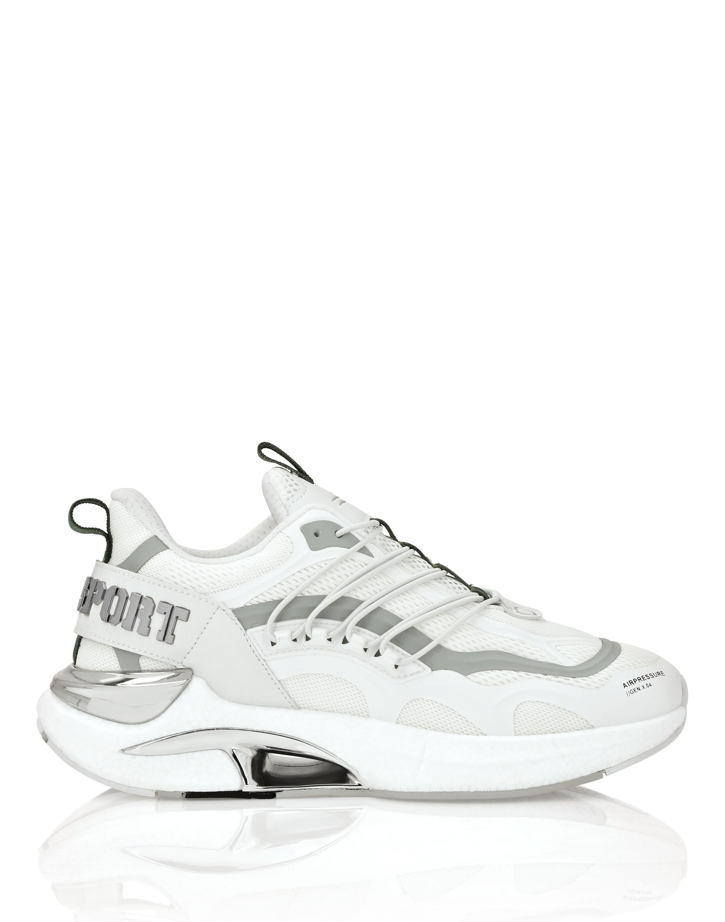 Plein Sport Sneakers laag 'Air Pressure //Gen.x.4' in Wit: voorkant
