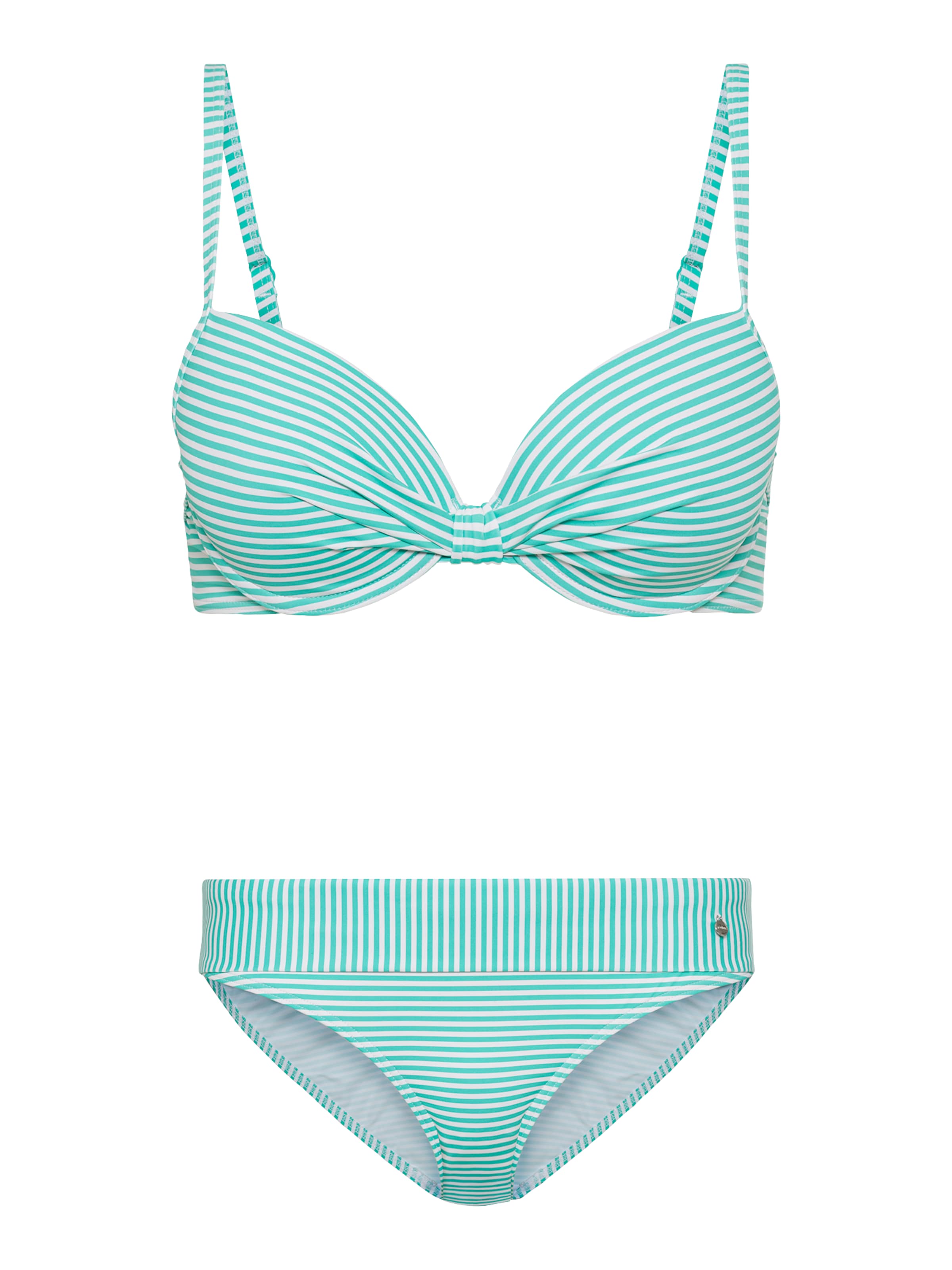 Push-up Bikini s.Oliver en vert : devant