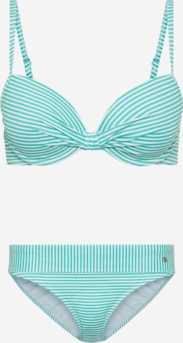 Bikini di s.Oliver in verde: frontale