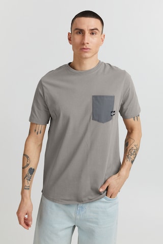 !Solid Shirt 'BASTO' in Grey: front