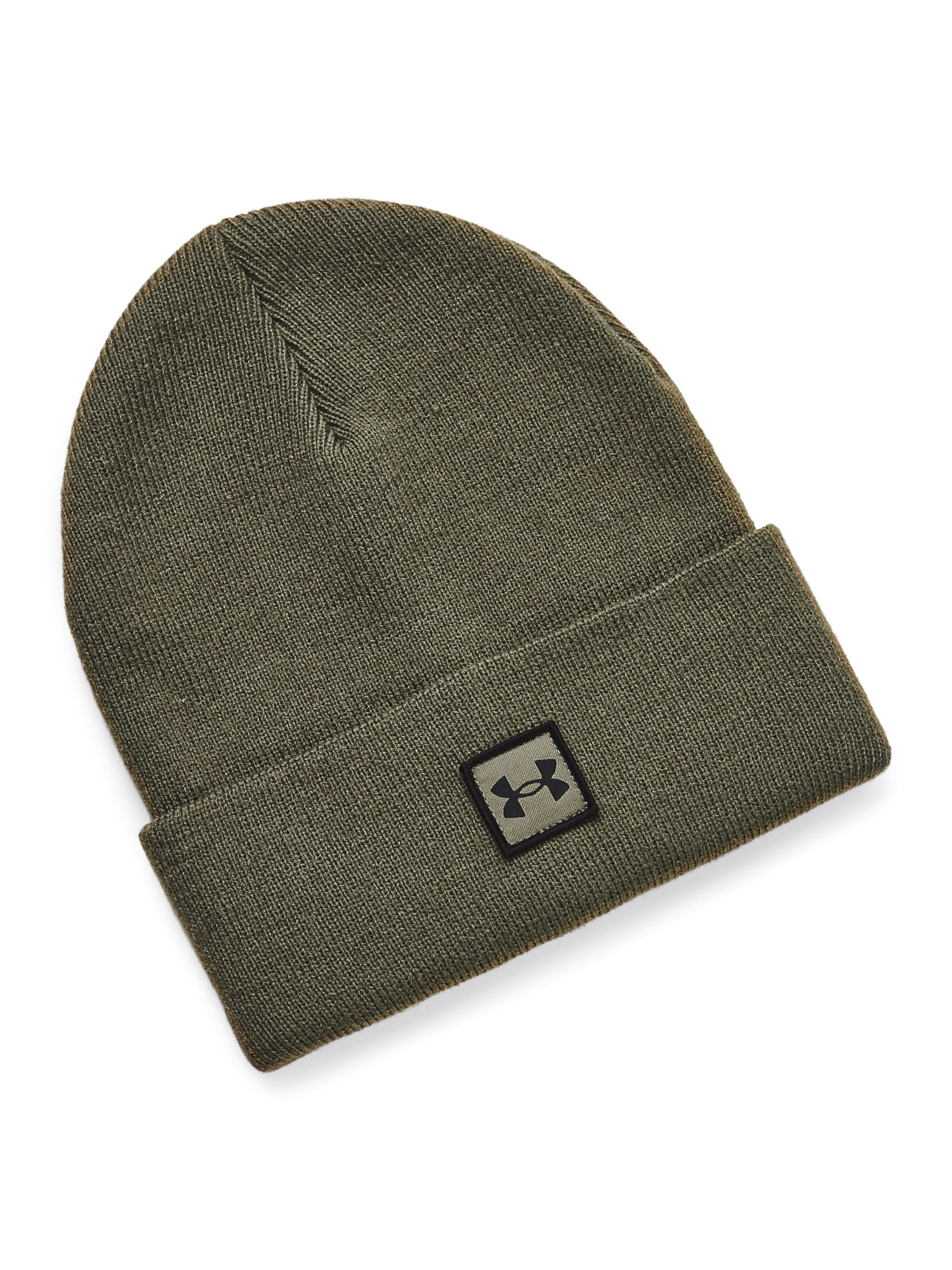 UNDER ARMOUR Sports beanie in Green: front