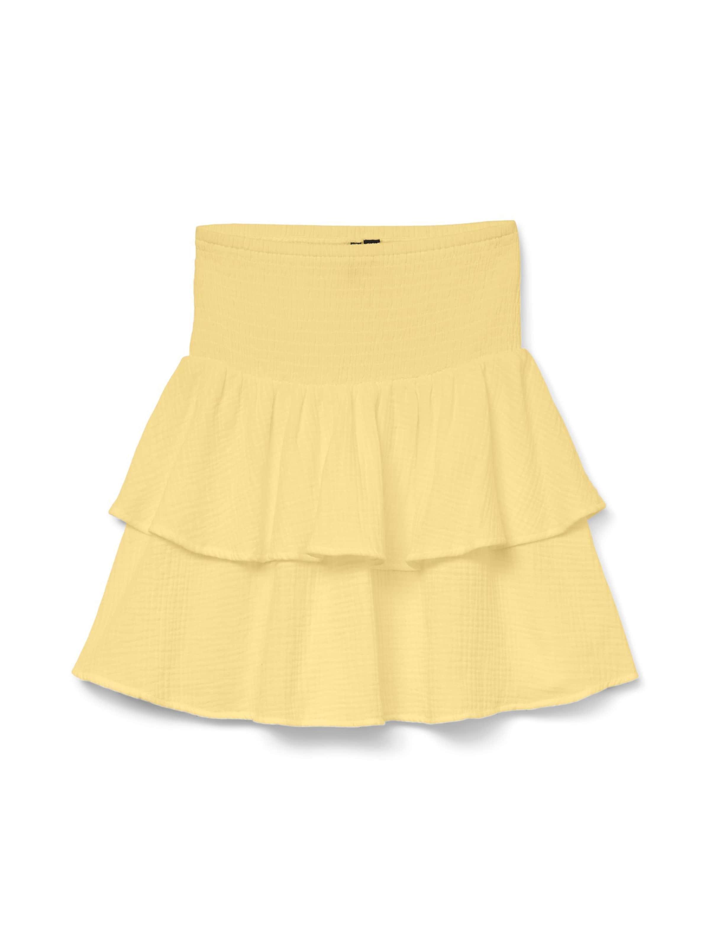 Gonna 'VMNatali' di VERO MODA in giallo: frontale