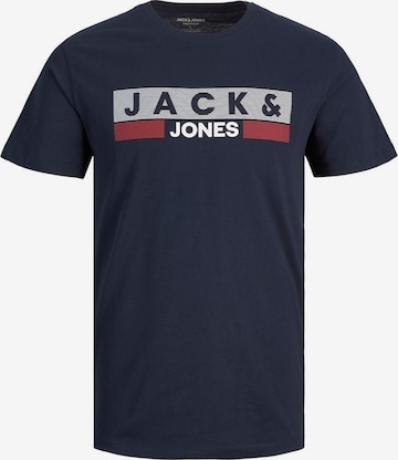 Jack & Jones Plus Shirt in Blauw: voorkant