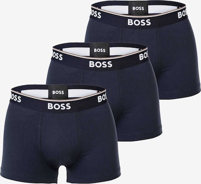 BOSS Bokserice 'Power' u bež / morsko plava / bijela, Pregled proizvoda