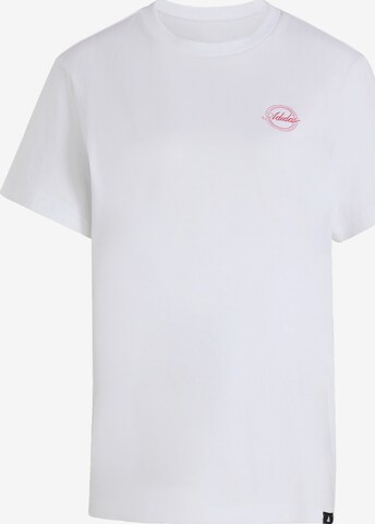 ADIDAS SPORTSWEAR - Camisa funcionais 'Travel' em branco: frente
