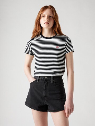 LEVI'S ® Shirt 'Perfect Tee' in Zwart: voorkant