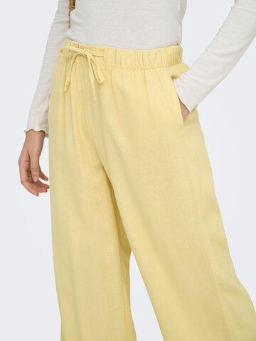 ONLY Loosefit Broek 'ONLGoa' in Geel